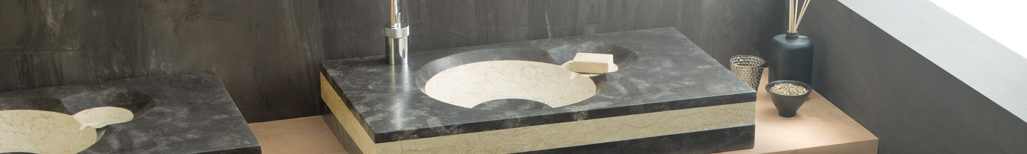 Lavabos Rectangular Stone The Bath Collection