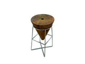 Round conical pedestal