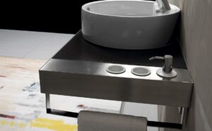 Stainless steel countertop