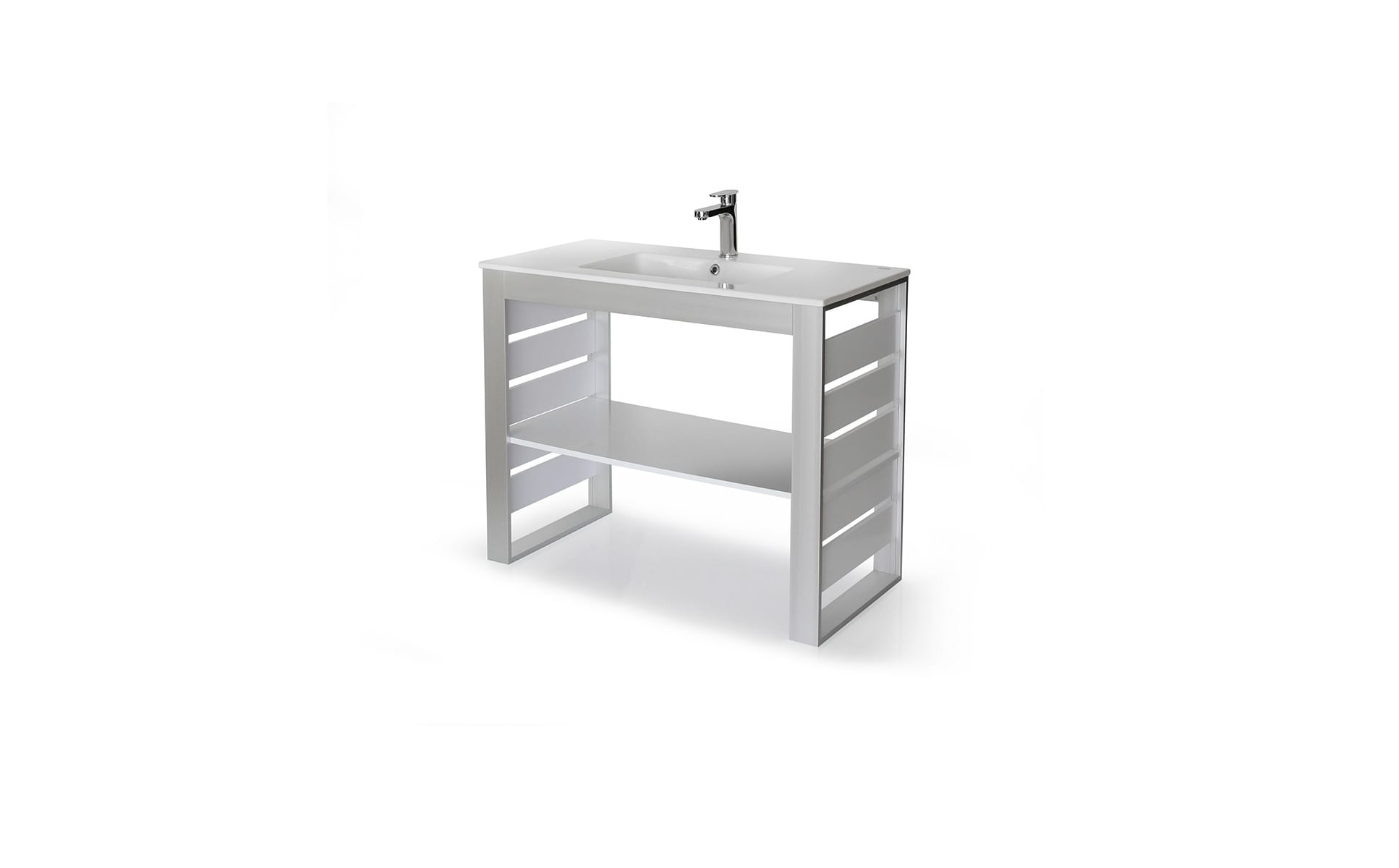 Liébana 100 techno cabinet and washbasin