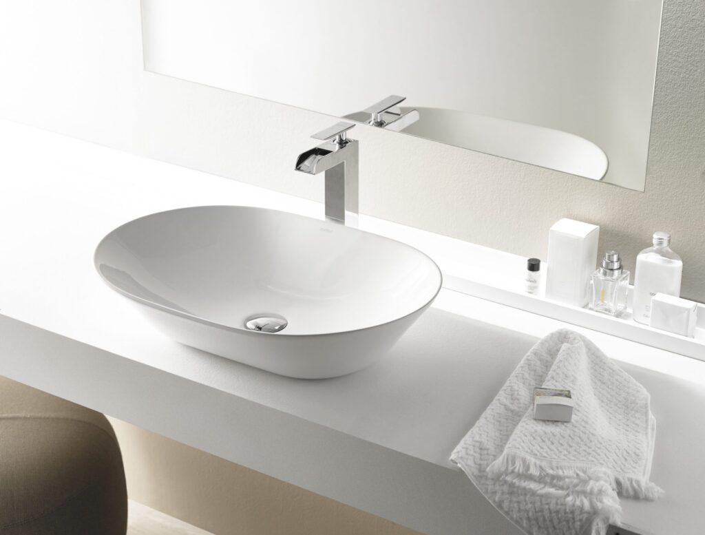 At what height should the sink be placed?