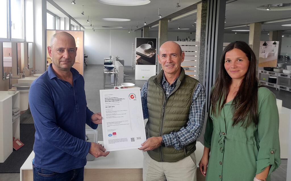 Bathco consigue la certificación ISO 14001 por su compromiso con el medio ambiente