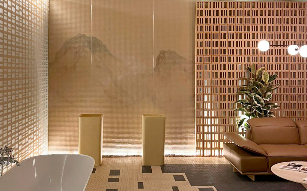 La creatividad de los artistas de Bathco Atelier en el espacio Living Bath de Helena Rocha