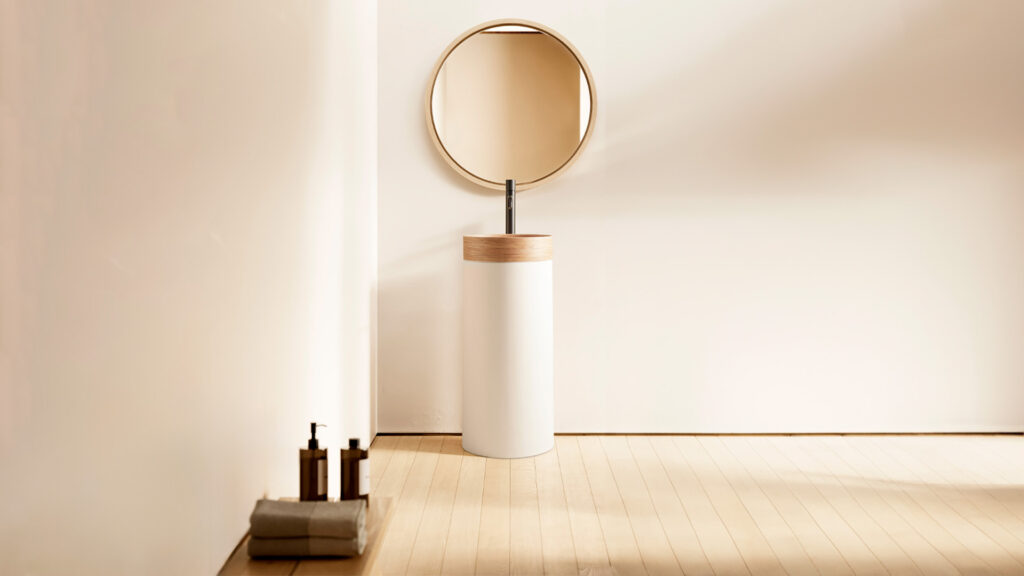Bathco amplía su serie de lavabos Solid Surface con el elegante modelo Pisa