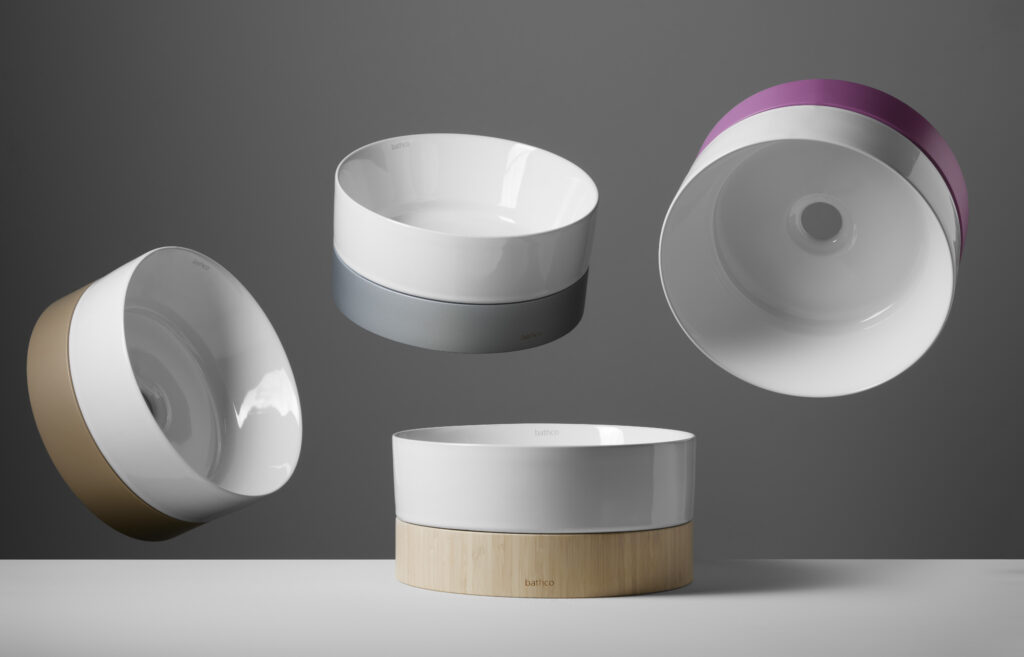 Bathco introduces three new washbasins with unprecedented shapes and multiple customization options