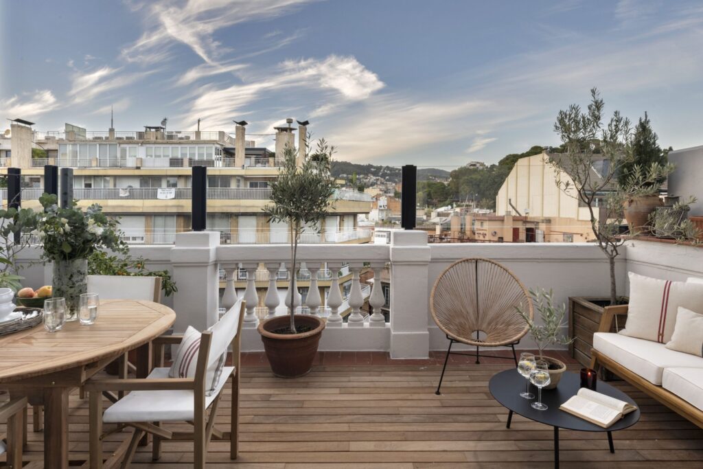 The magic of interior design in a Barcelona penthouse apartment