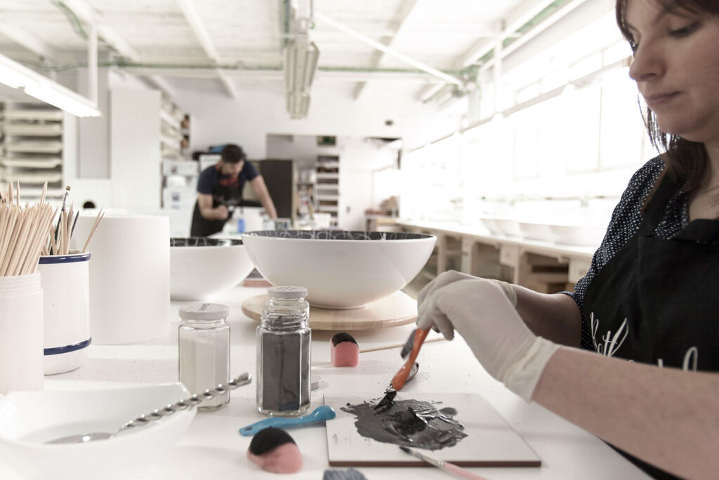 Dentro del Atelier de Bathco….