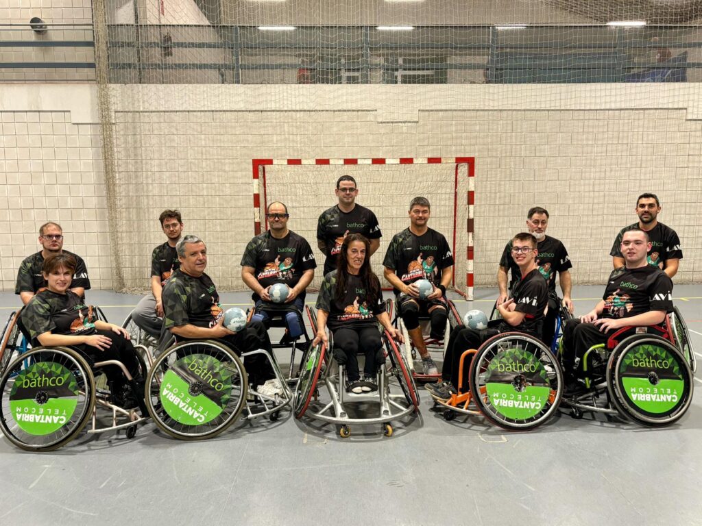 Fusodeba sponsors BSR Cantabria in its wheelchair handball debut